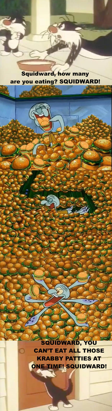Squidward After Eating Krabby Patties