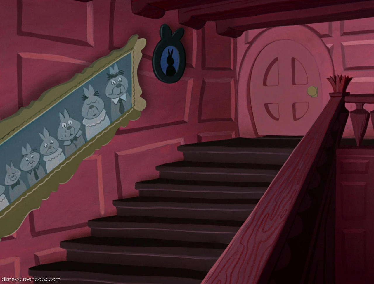 White Rabbit's house staircase background by MaxGoudiss on DeviantArt