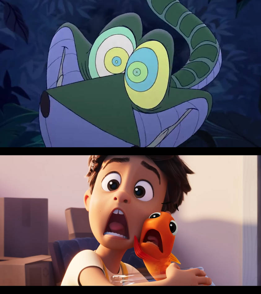 Kaa Scared Kaa scares Sebastian and Fish by MaxGoudiss on DeviantArt