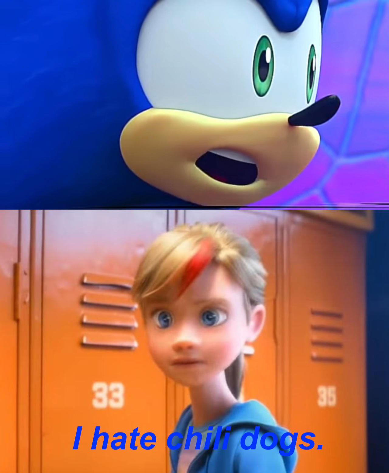 Shocked Riley Sonic Shocked At Riley Hating Chili Dogs by MaxGoudiss on DeviantArt