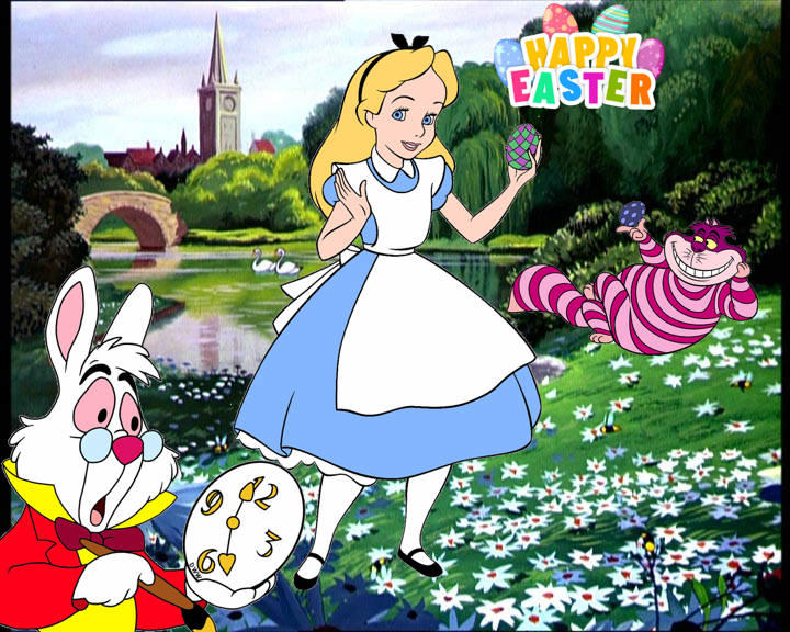 Easter Rabbit Alice Happy Easter from Alice in Wonderland by MaxGoudiss on DeviantArt