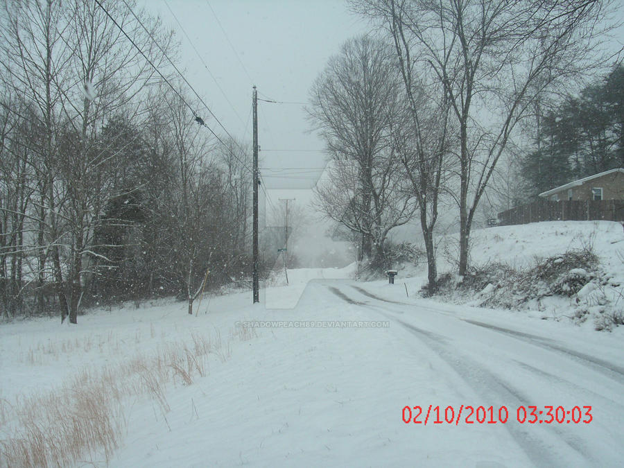 Winter Road By Shadowpeach89 On DeviantArt