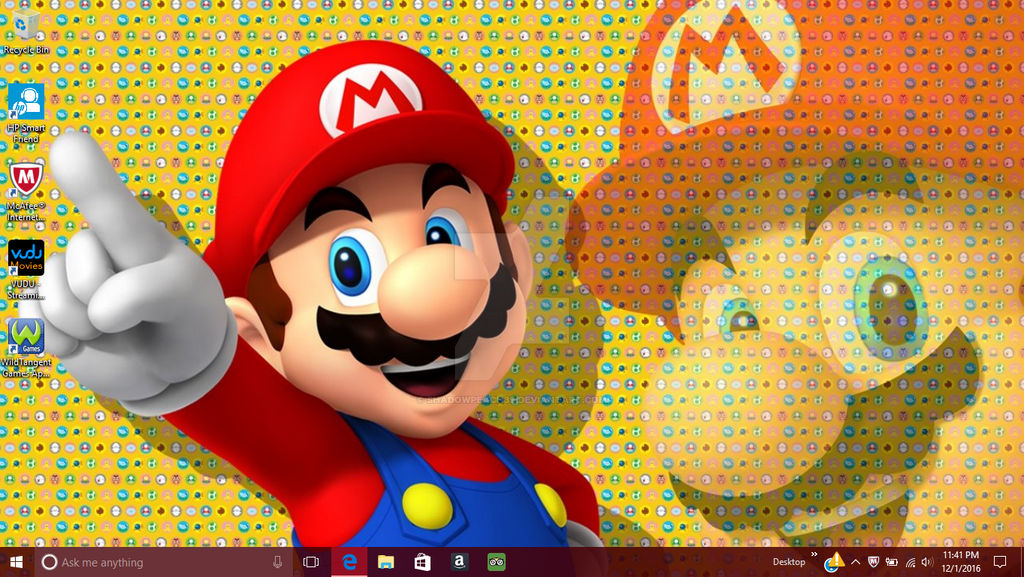 Mario Wallpaper By Shadowpeach89 On DeviantArt