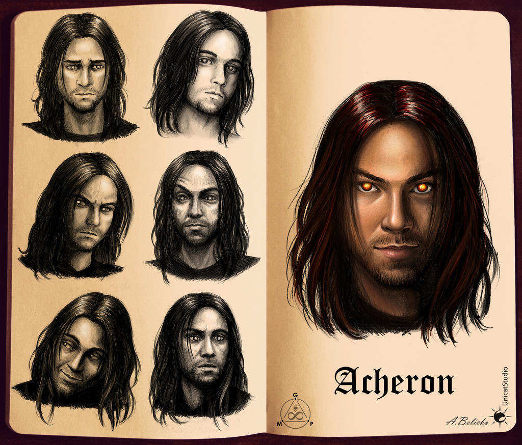 Acheron face sketches