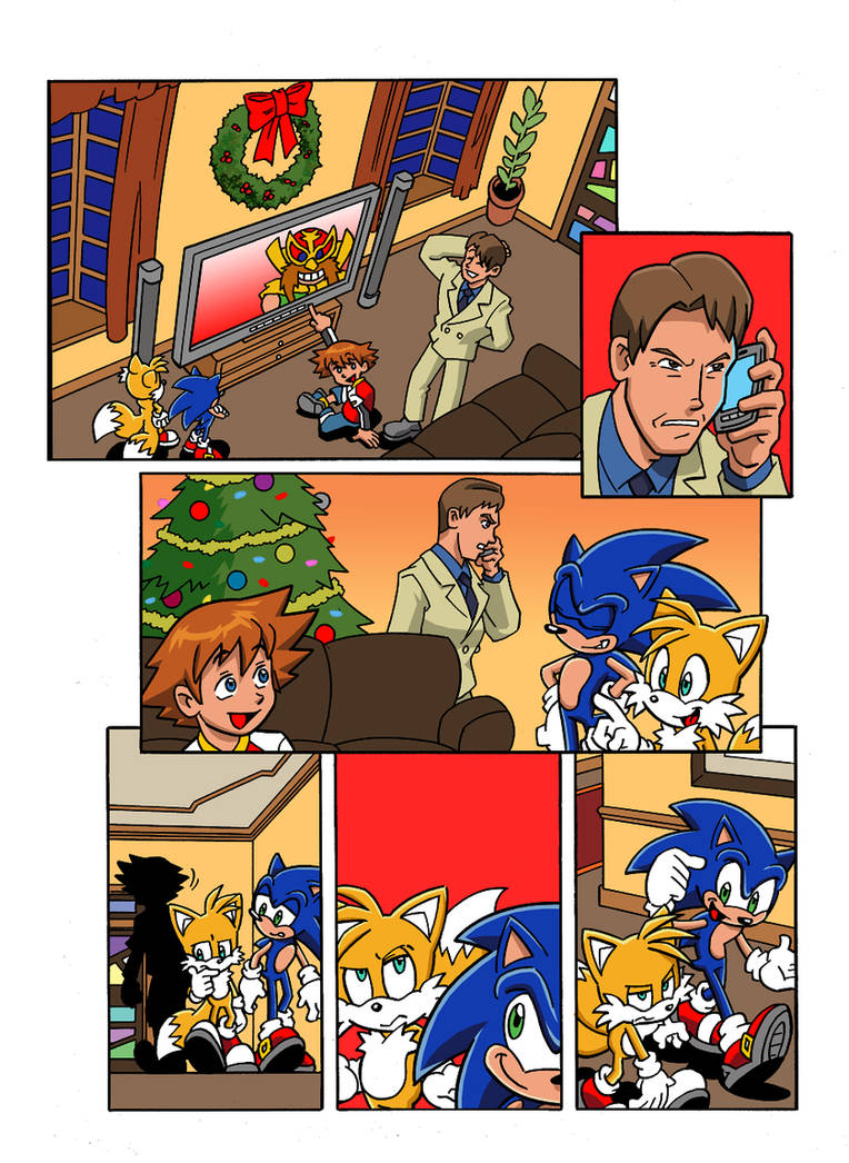 Sonic Eggs Christmas page 1 by Yardley on DeviantArt.