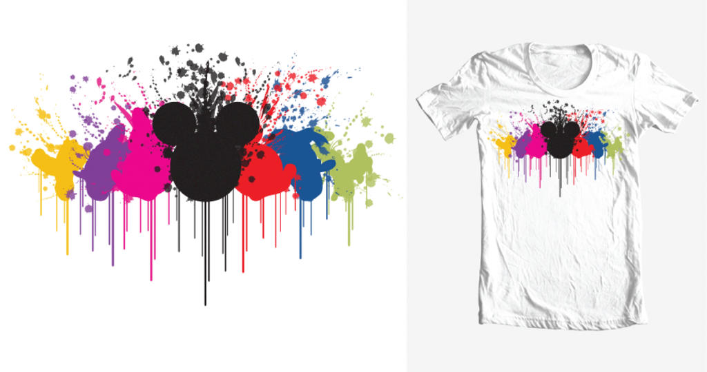 Disney Paint Tee Template By Johnnygreek989 On Deviantart