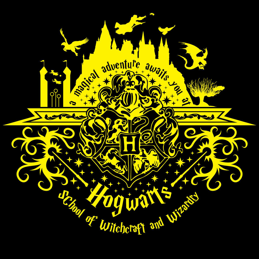 Welcome to Hogwarts (yellow)