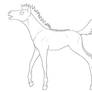 Free Foal Lineart2