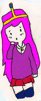 Princess Bubblegum As A School Girl 001