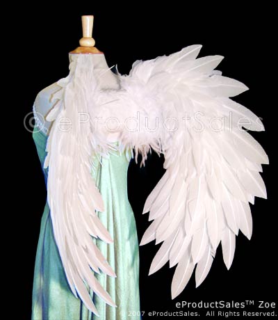 eps White ZOE angel Wings BACK