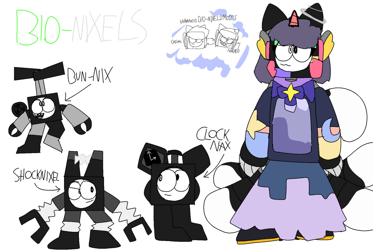 Nixels Human Bio-Nixels Species (+ New Character) by ZazablixtoDev21 on DeviantArt