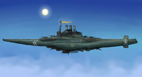 Aerial battleship