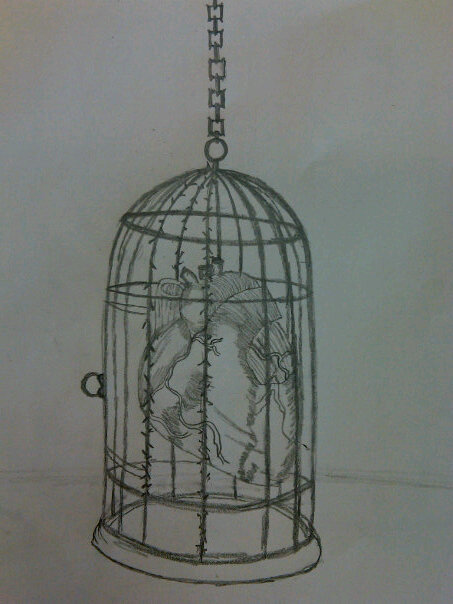 Unfinished Caged Heart