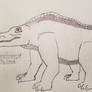 Dinosaur Drawing - Crystal Palace Megalosaurus