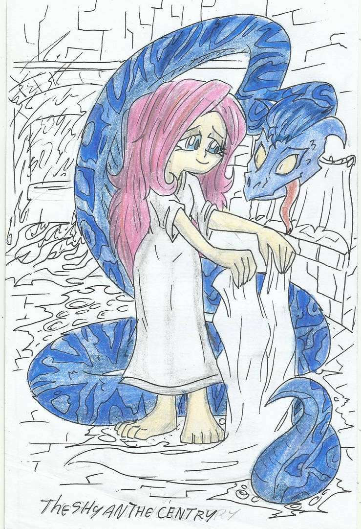 Lindworm Princess Fluttershy and the Lindworm by Scholarly-Cimmerian on DeviantArt