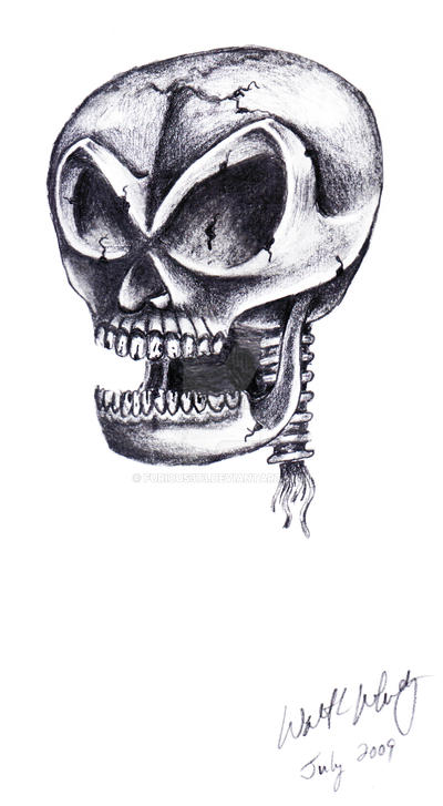 Ripped Skull by furious373 on DeviantArt