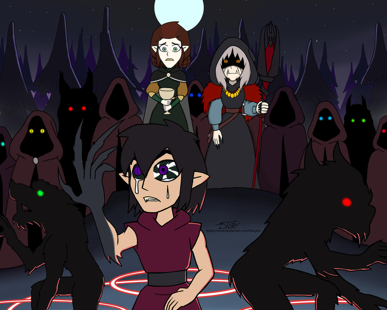 First transformation. by DFuryArt on DeviantArt