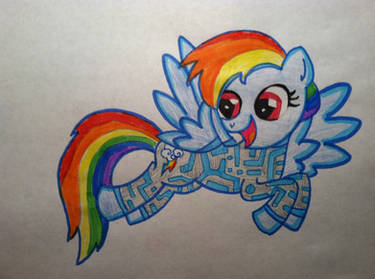 Tron Rainbow Dash