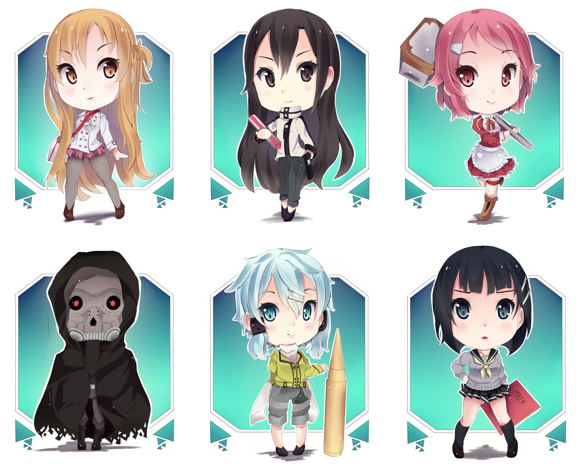 Chibi Sword Art Online By Xunq On Deviantart