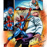 Spider-Man vs Kingpin page COLORS sample