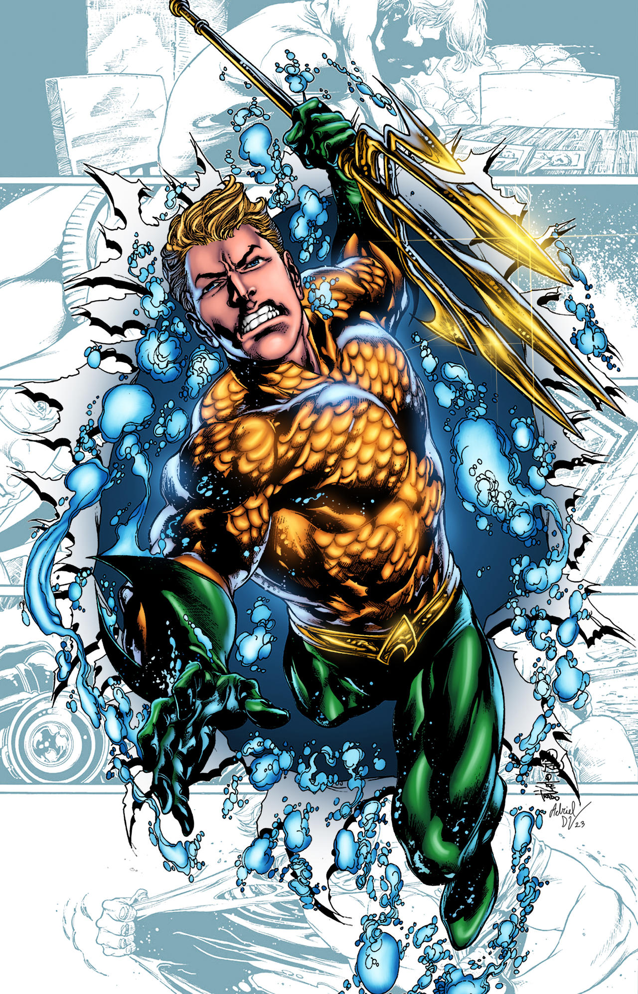 Aquaman COLORS Sample By AdrielDallaVecchia On DeviantArt aquaman-colors-sample-by-adrieldallavecchia-on-deviantart
