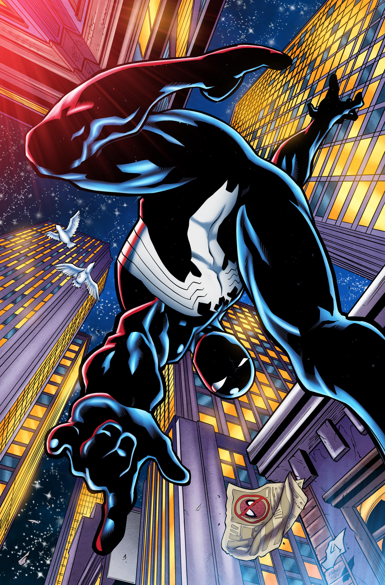 Symbiote Spider-Man COLORS sample by AdrielDallaVecchia on DeviantArt