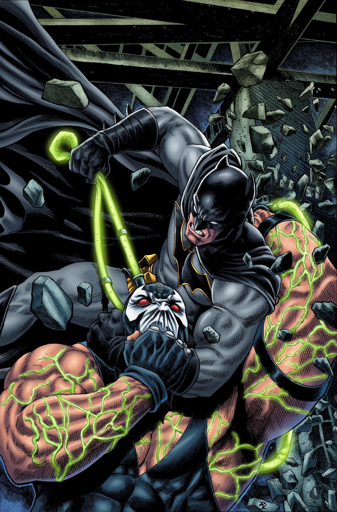 Bane Color Batman Vs Bane COLORS sample by AdrielDallaVecchia on DeviantArt