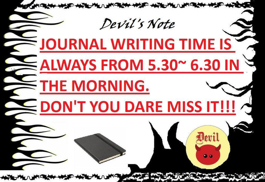 Devilz Note Devil's Note. Random. by Kero-mero on DeviantArt