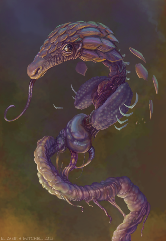 Pyang the Pangolin Penanggalan by pixelfish