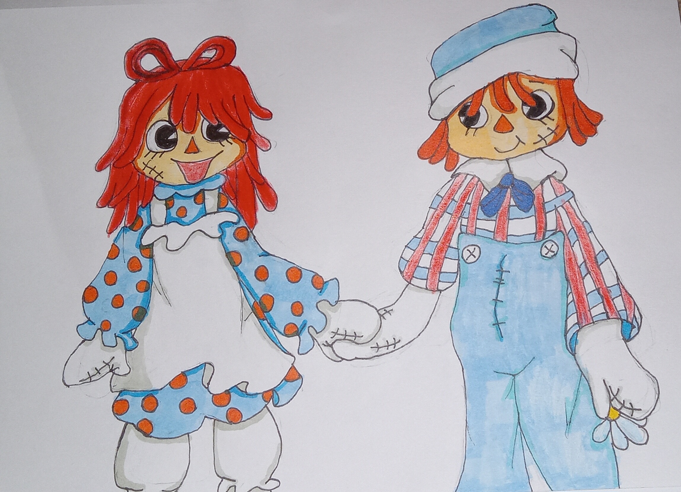 Cursed Raggedy Andy Raggedy ann and andy by JessMess678 on DeviantArt