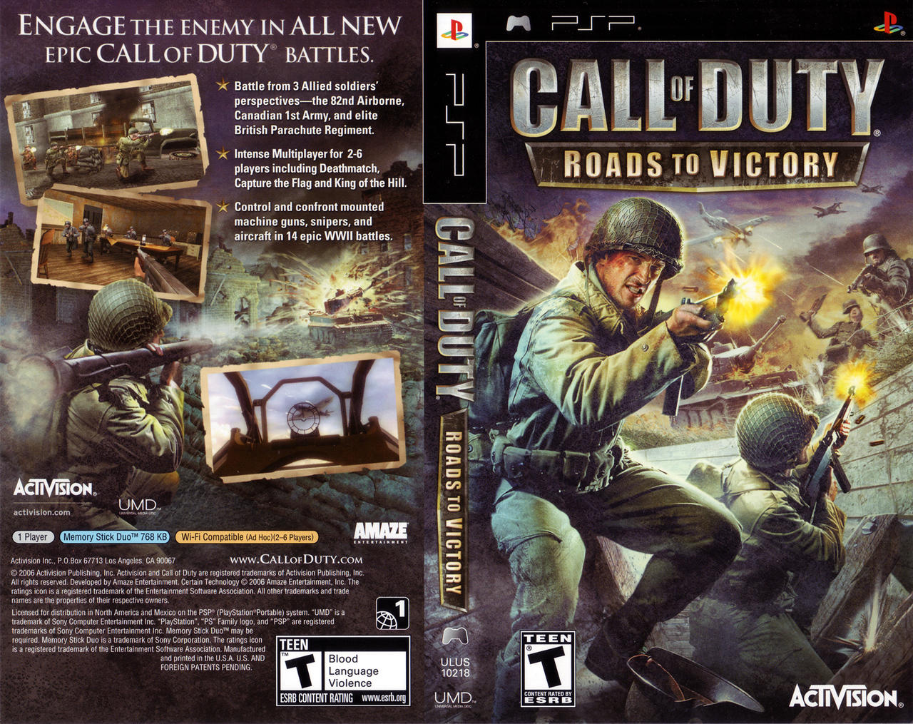 Call of Duty Roads to Victory ULUS10218 by Malckyor on DeviantArt