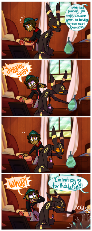 Trainer AU (comic 3)