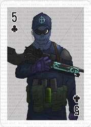Bank Heist Playing Cards (Sniper)