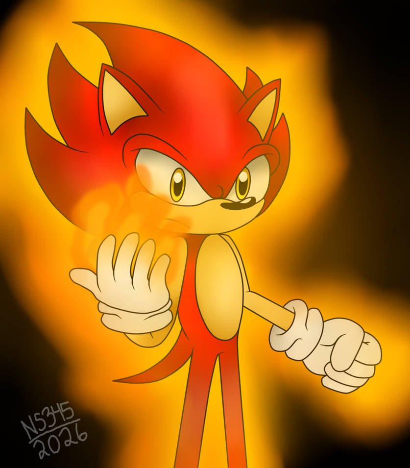 Sonic Fire Rings Fire Sonic by SonicNyla345 on DeviantArt