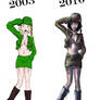Army Girl - Then and Now