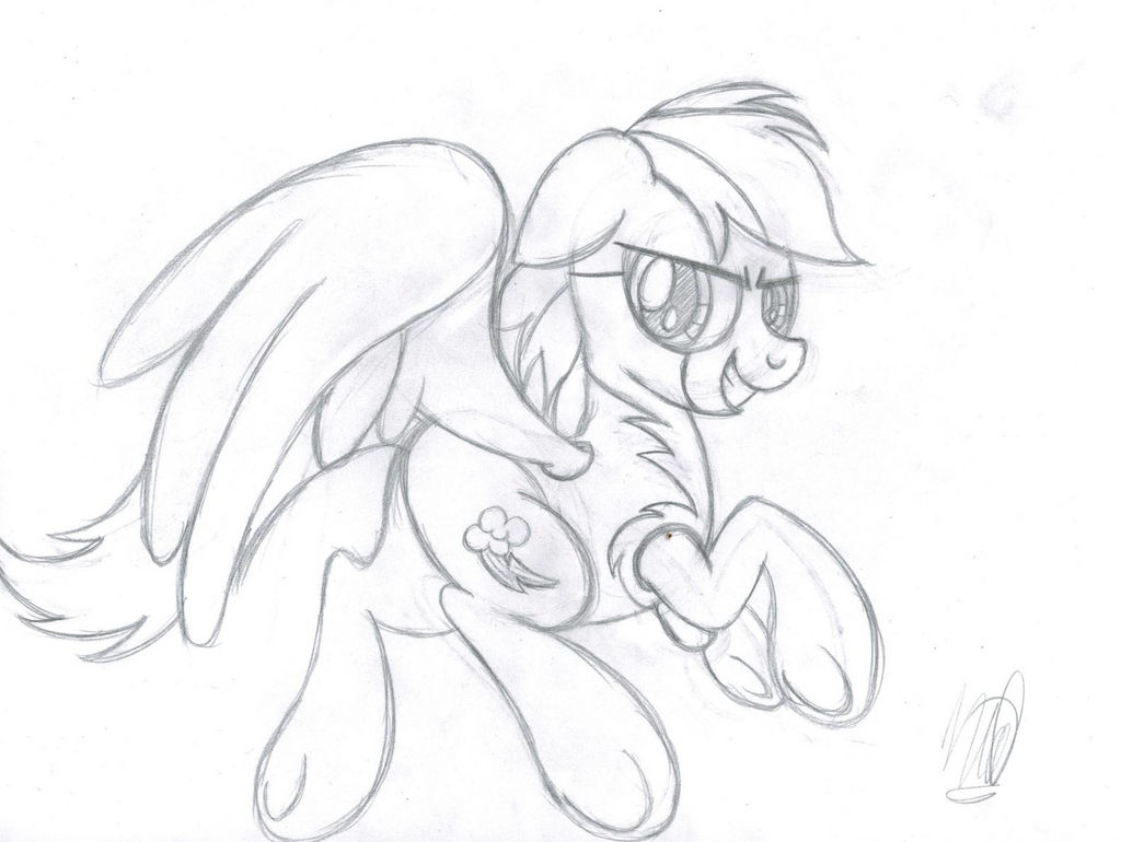 Rainbow Dash's Destiny (Sketch)