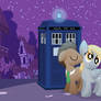 Derpy And Doctor Whooves Drawponies Background