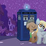 Derpy And Doctor Whooves Drawponies Background