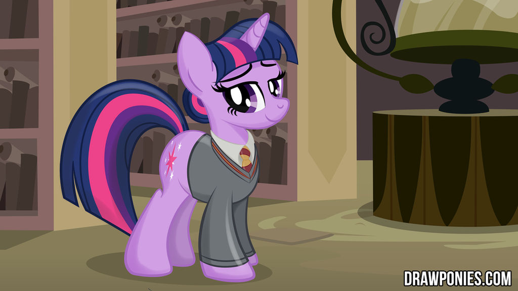 Twilight hermione drawponies background by artwork-tee