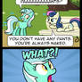 Comic: Pantsless in Ponyville