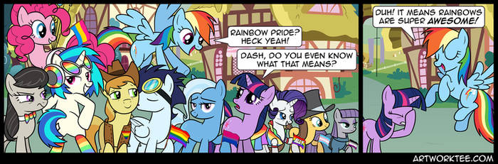 Comic: Rainbow's Pride by artwork-tee