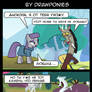 Comic (Russian) Discord x Maud Pie