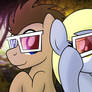 Doctor whooves and Derpy in 3D