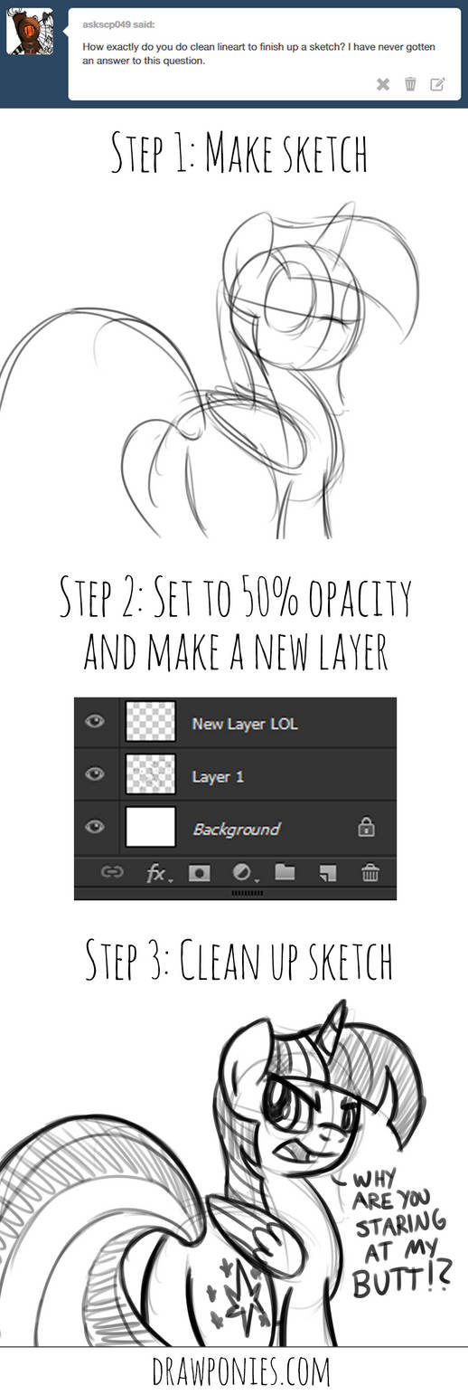 My Little Pony Sketch Tutorial by artwork-tee on DeviantArt