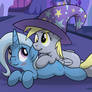 Trixie and Derpy Colored