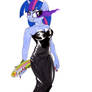 Evil Twilight Sparkle (with a Trout)