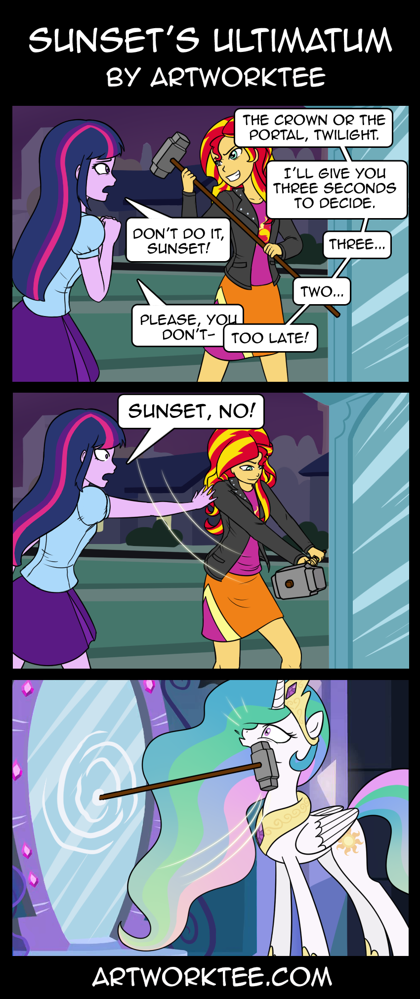 Sunset's Ultimatum by artwork-tee