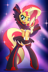 Sunset Shimmer as Ryuko Matoi (MLP Crossover)