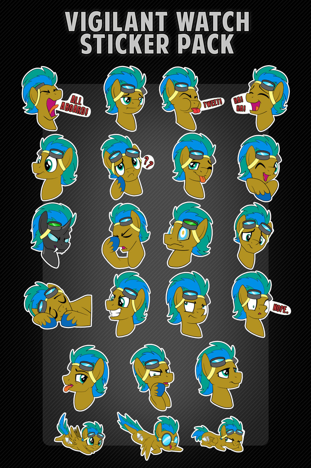 Vigilant Watch Sticker Pack by theairevolution on DeviantArt