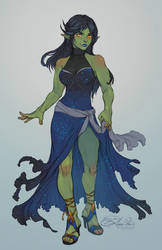 [C] Half-Orc Lady